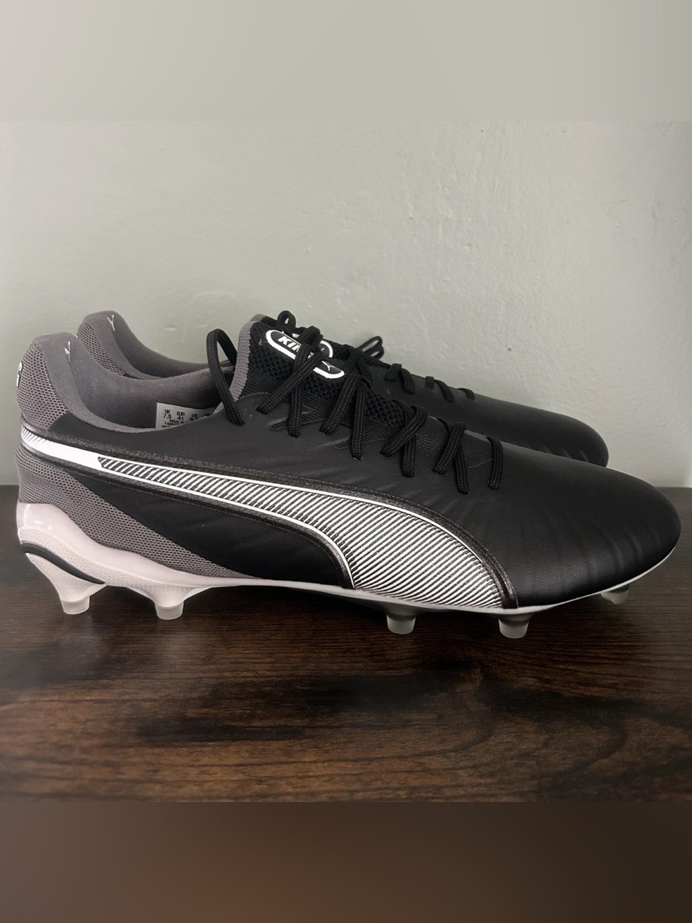 Puma King Ultimate FG AG Soccer Cleats Black Size 10.5 107809-01